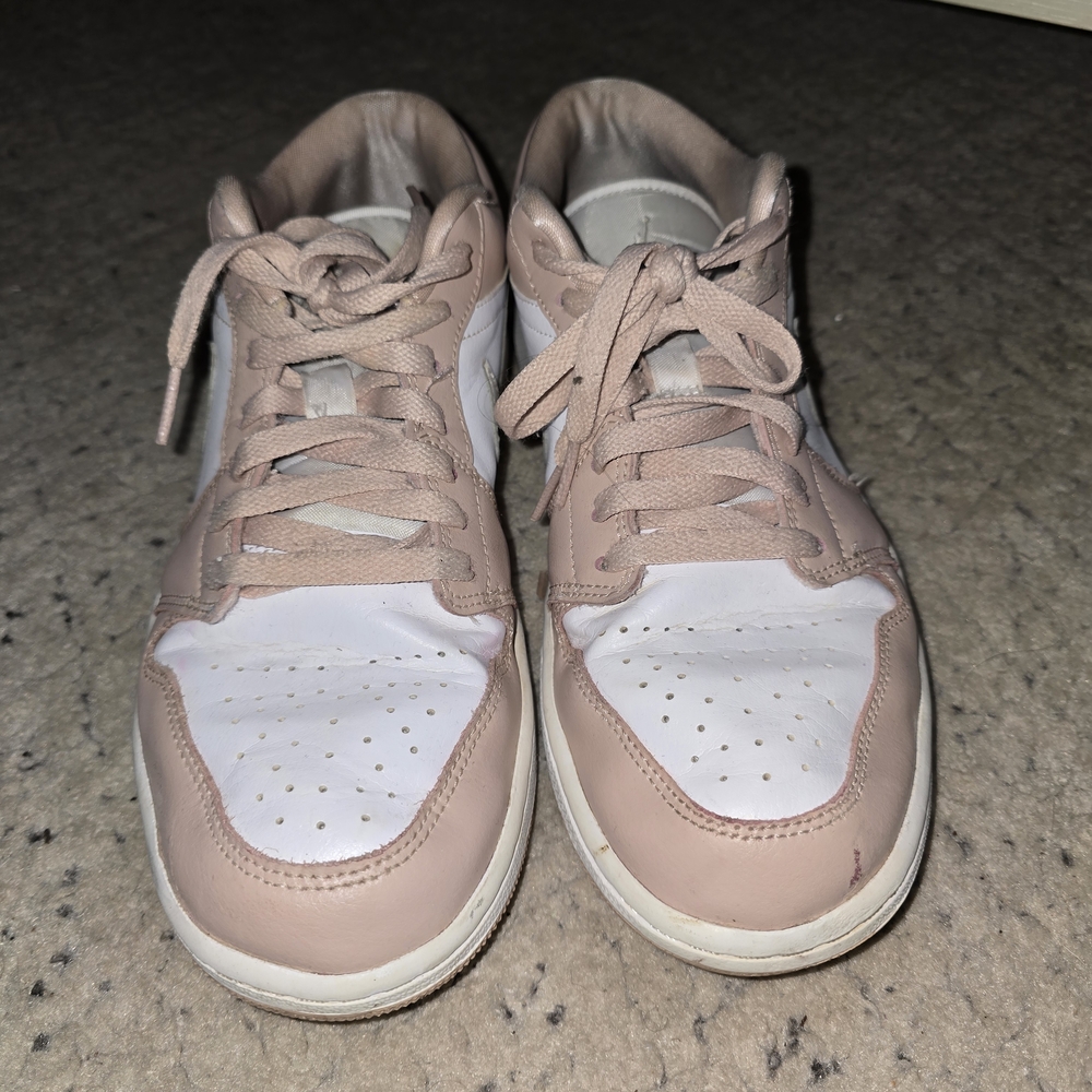 DC Women's Sneakers in Pink and White